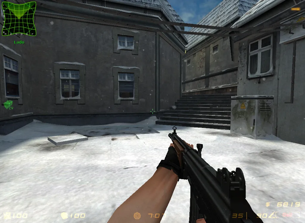 Скриншот  Карта de_vostokxmas_cso для CS 1.6: тактические особенности и детализация