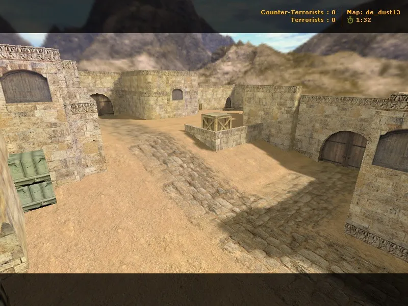 Скриншот Карта «de_dust13» для CS 1.6