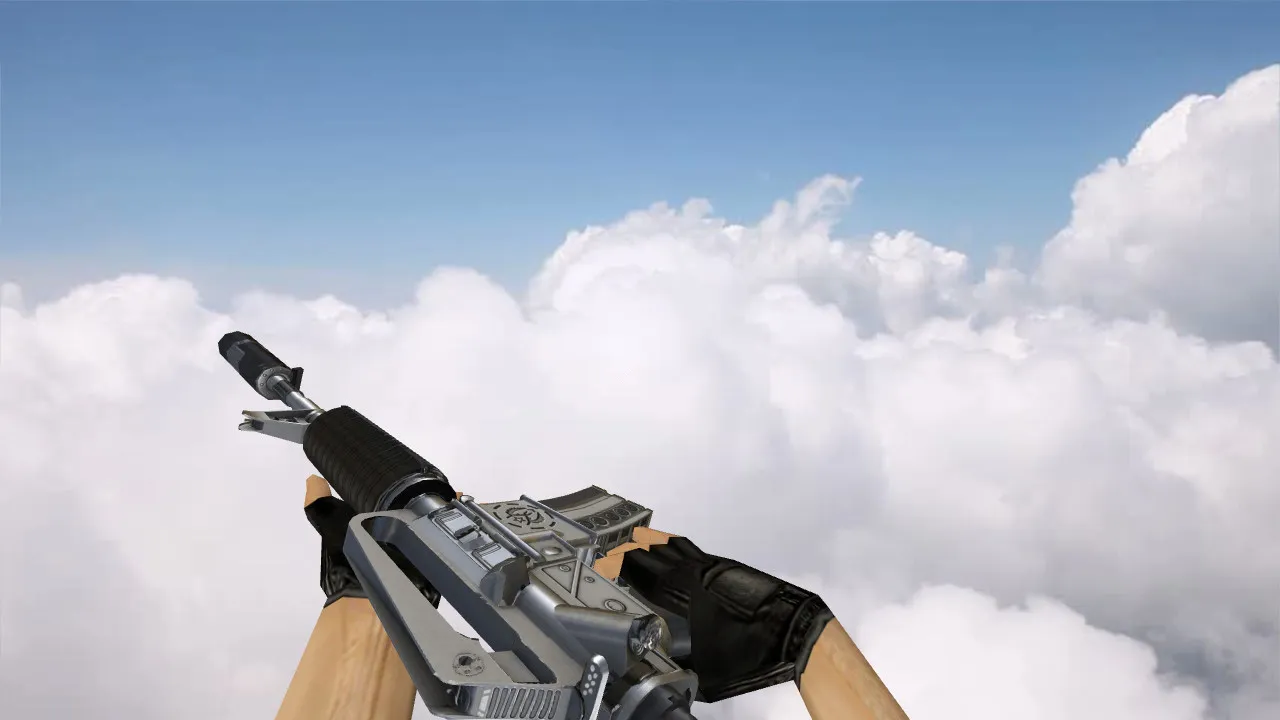 Скриншот Модель M4A1 Defuser v_ / p_ / w_ для CS 1.6: звуки, анимация осмотра, текстуры и настройка отображения