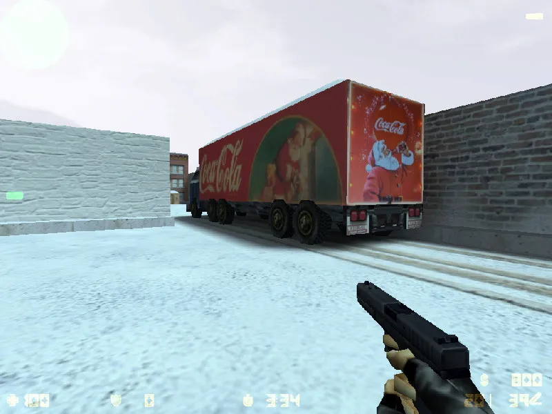 Скриншот  Карта de_xmas_burgerpoop для CS 1.6: подробный обзор и тактики