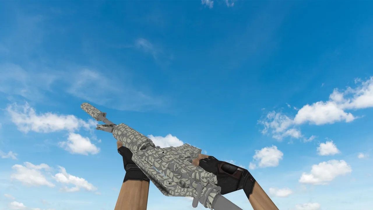 Скриншот Модель M4A1 Aid для CS 1.6: v_ и p_ модели, звуки, анимация осмотра, качество текстур