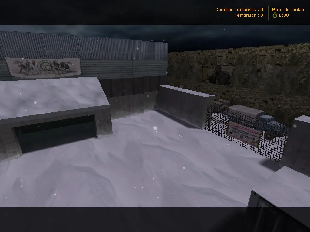 Скриншот  Карта de_nukie для CS 1.6: тактика и особенности