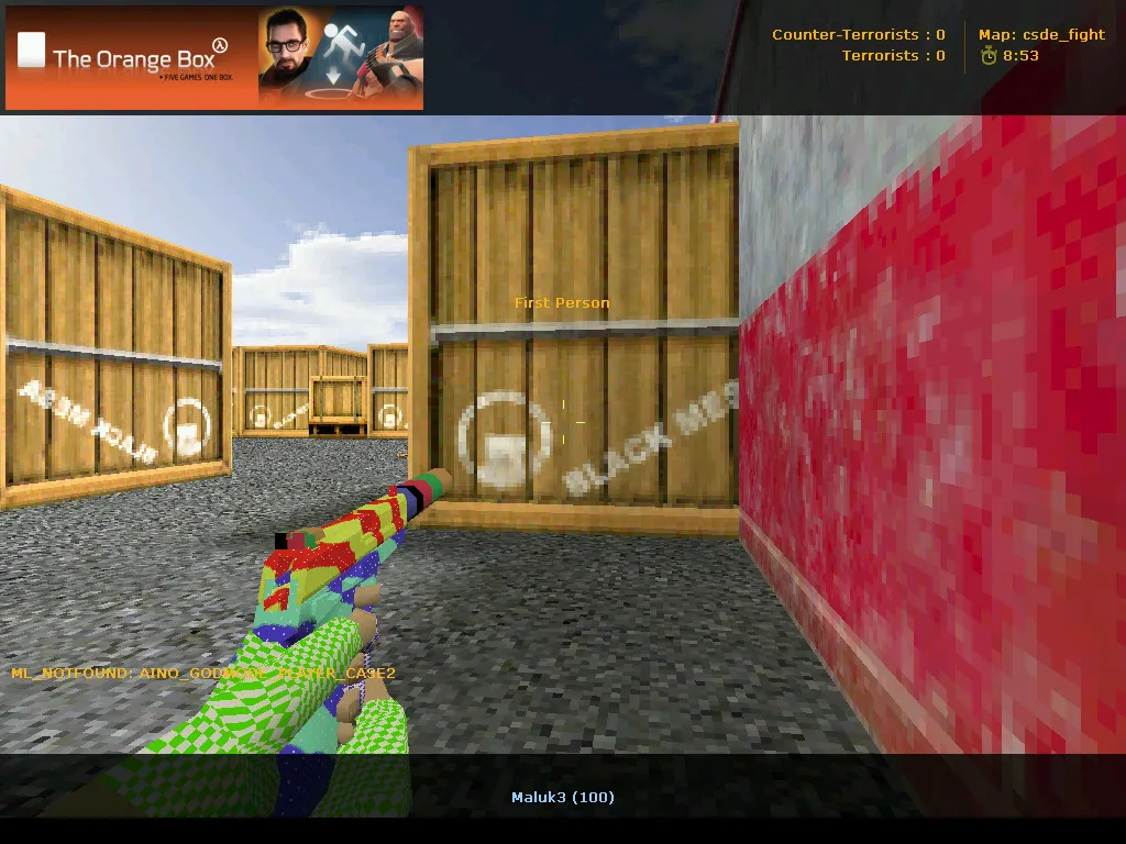 Скриншот  csde_fight карта для CS 1.6: тактика CT/T, точки, .nav и оптимизация wpoly/epoly