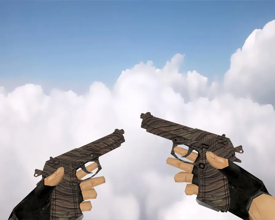 Скриншот Dual Berettas | Сплавной лес (Drift Wood) для CS 1.6