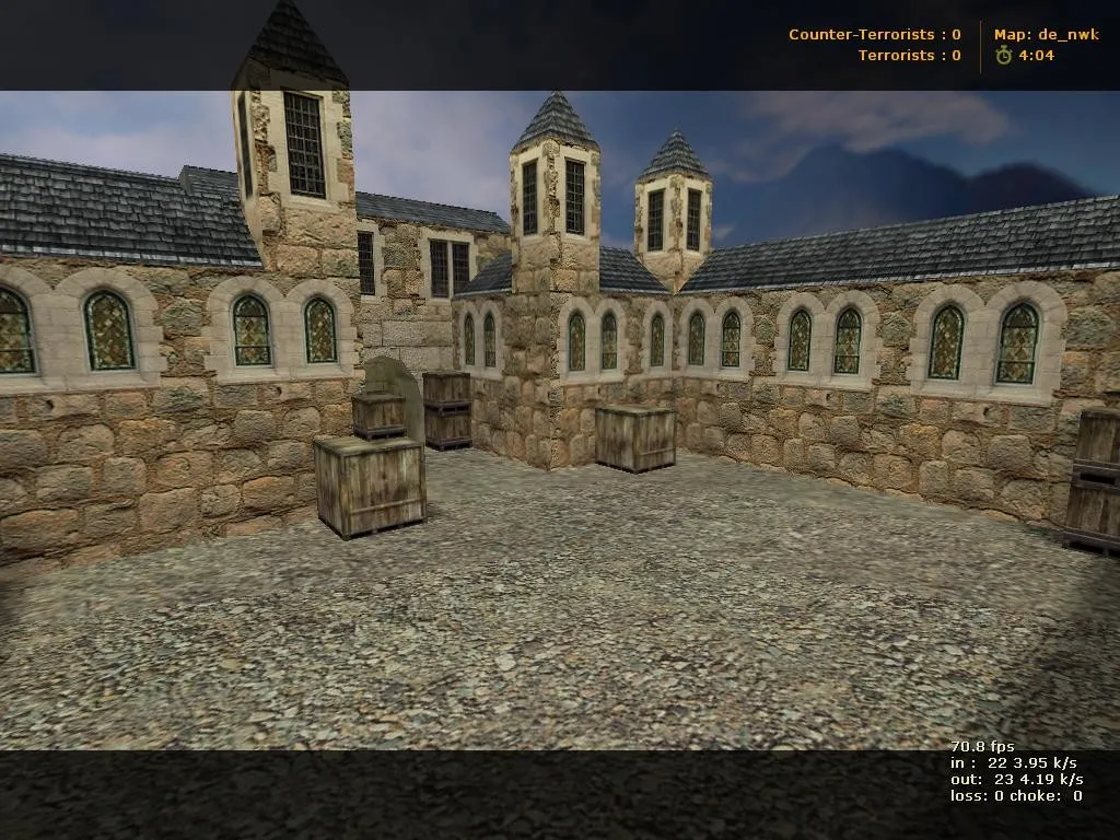 Скриншот  Карта de_nwk для CS 1.6: Тактика и Оптимизация