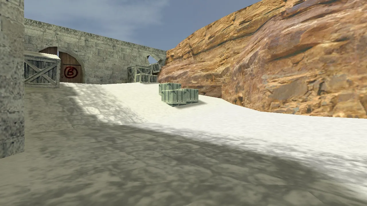 Скриншот  Карта de_xdust2 для CS 1.6: Все особенности и тактики