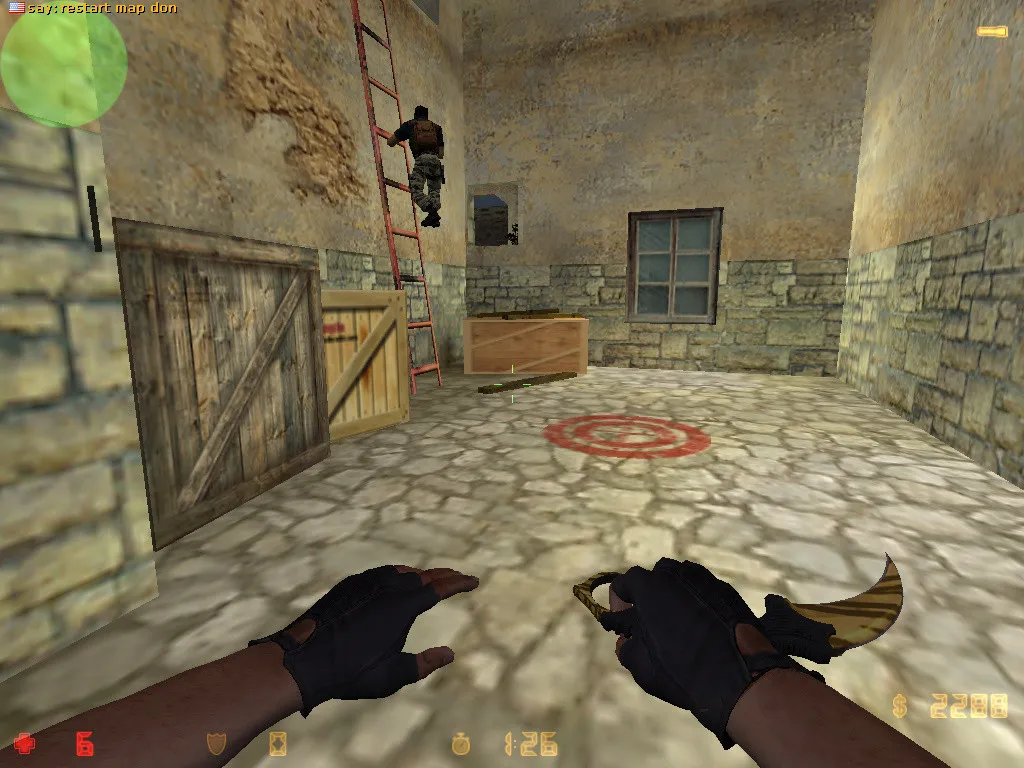 Скриншот  Карта «de_waypass» для CS 1.6: Тактика и Советы