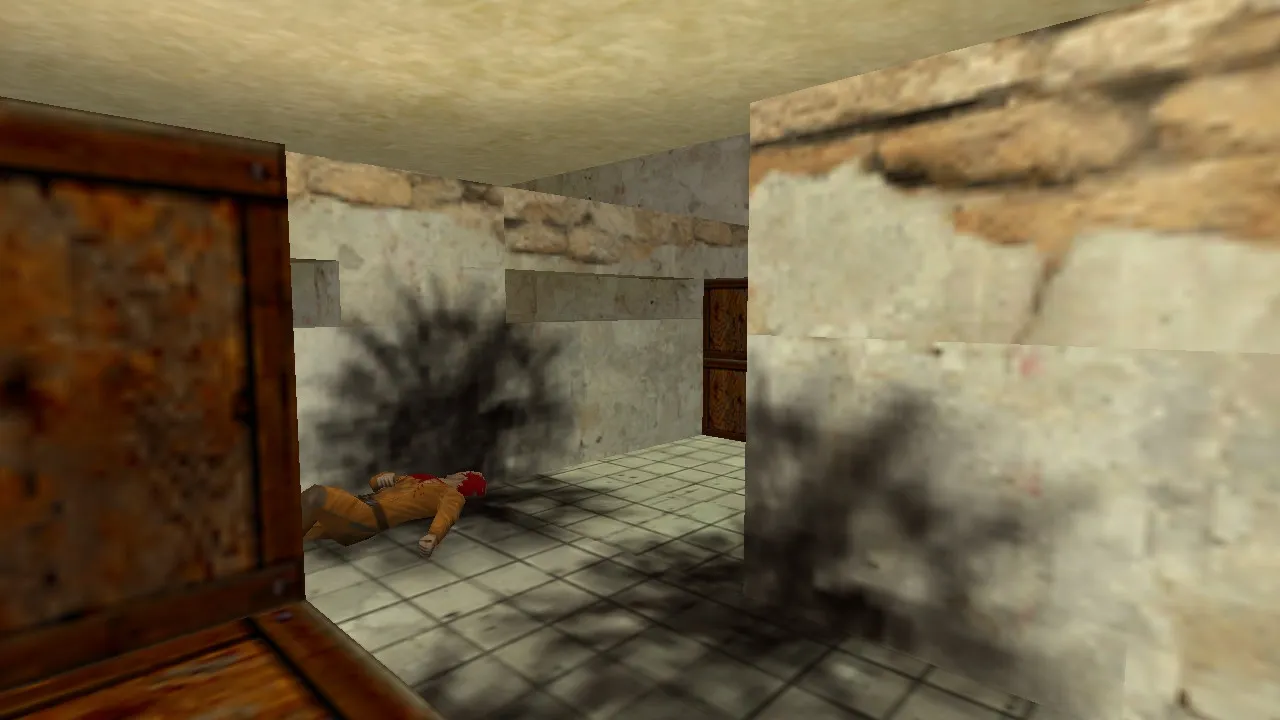 Скриншот  Карта de_ruined_alpha03e для Counter-Strike 1.6 — Тактический анализ и особенности