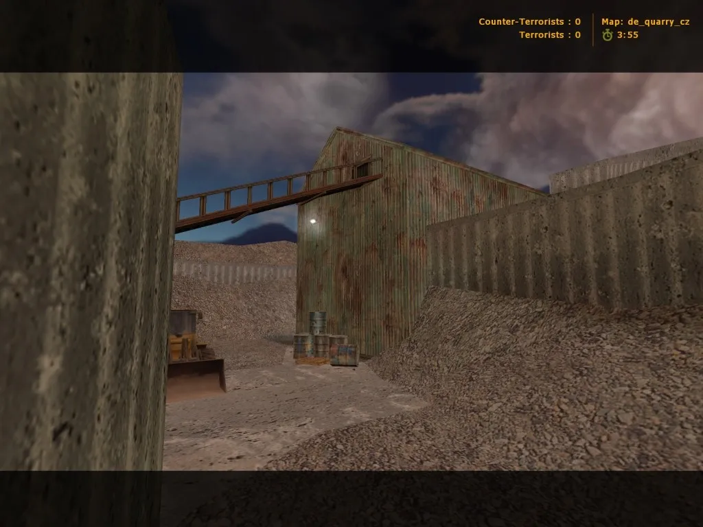 Скриншот Карта de_quarry_cz для Counter-Strike 1.6 — тактический анализ и особенности