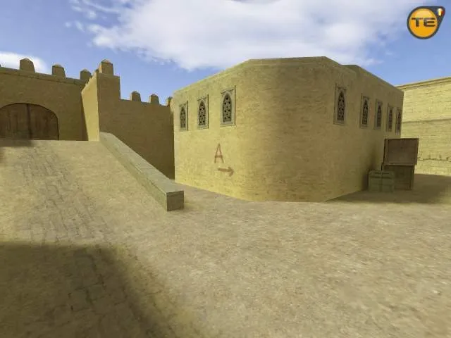 Скриншот  css_dust2x2 — DE карта для CS 1.6: точки, баланс сторон, .nav и оптимизация wpoly/epoly