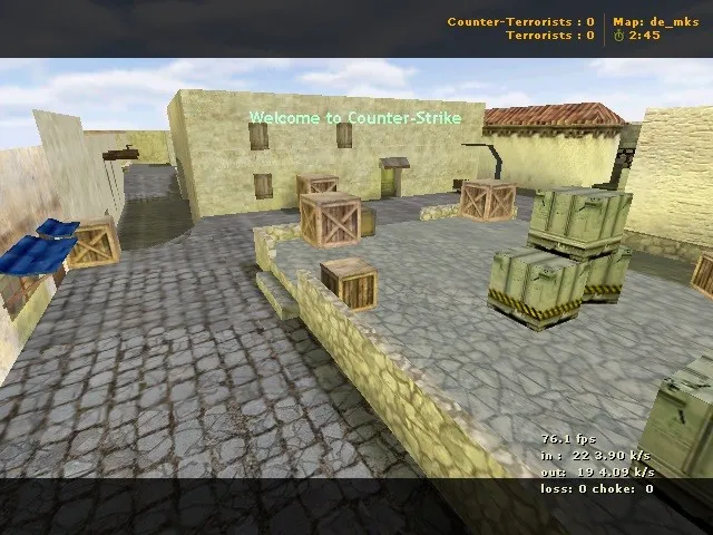 Скриншот  Карта de_mks для CS 1.6: тактические особенности и стратегии