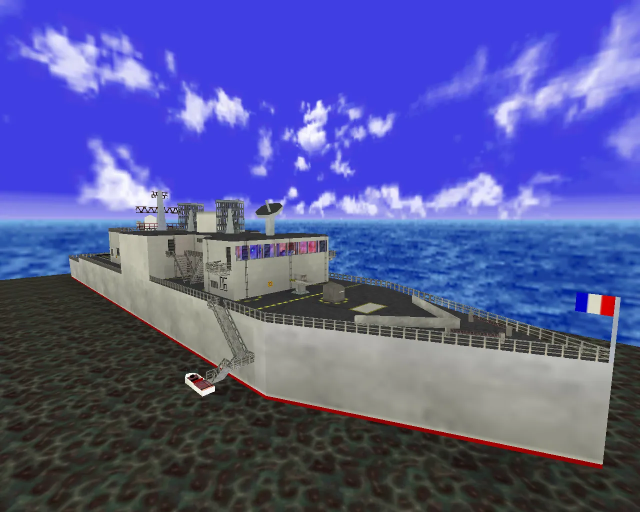 Скриншот  Карта «ge_frigate» для Counter-Strike 1.6: описание и особенности