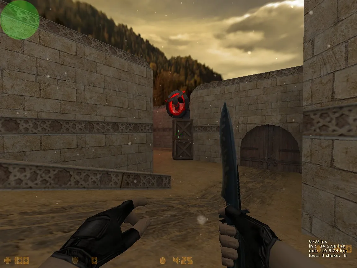 Скриншот de_dust2_tankers для CS 1.6: точки, маршруты, .nav для ботов, оптимизация wpoly/epoly