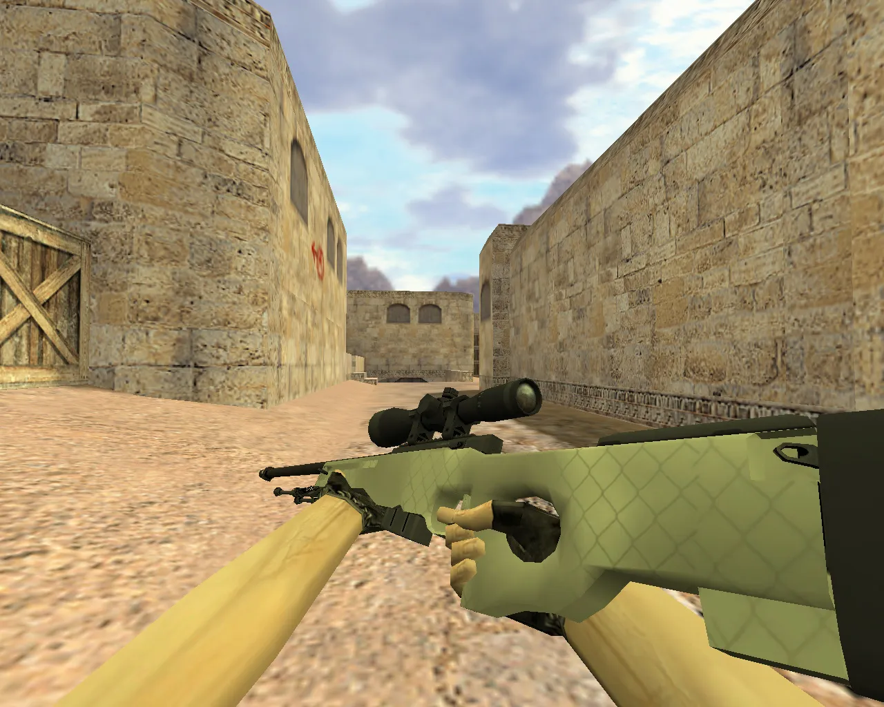 Скриншот Модель «AWP Африканская сетка» для CS 1.6 – Оружие с уникальным дизайном