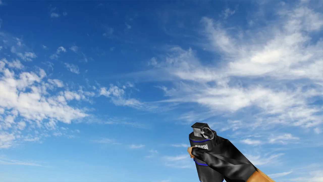 Скриншот Модель «M7A3 Flashbang» для CS 1.6: v_ p_ w_ с звуками, анимация осмотра, качество текстур и настройка