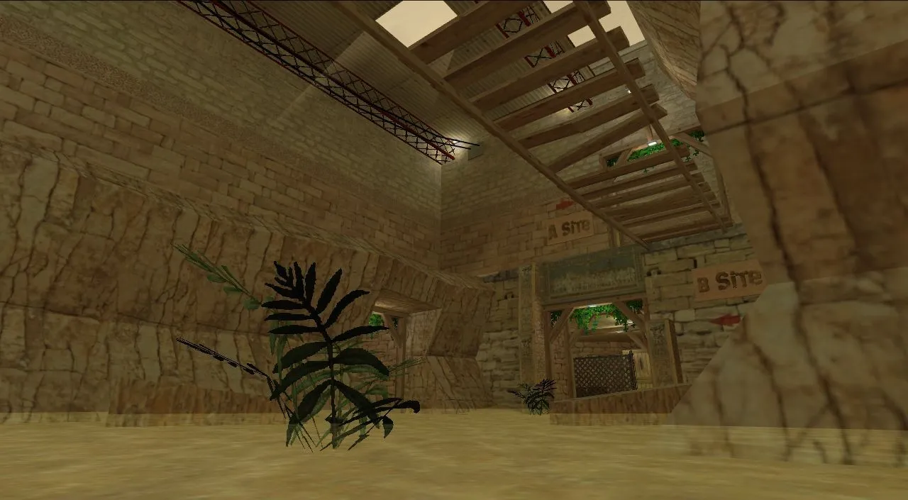 Скриншот  de_crete_island для CS 1.6: обзор карты, точки, маршруты, .nav и оптимизация wpoly/epoly