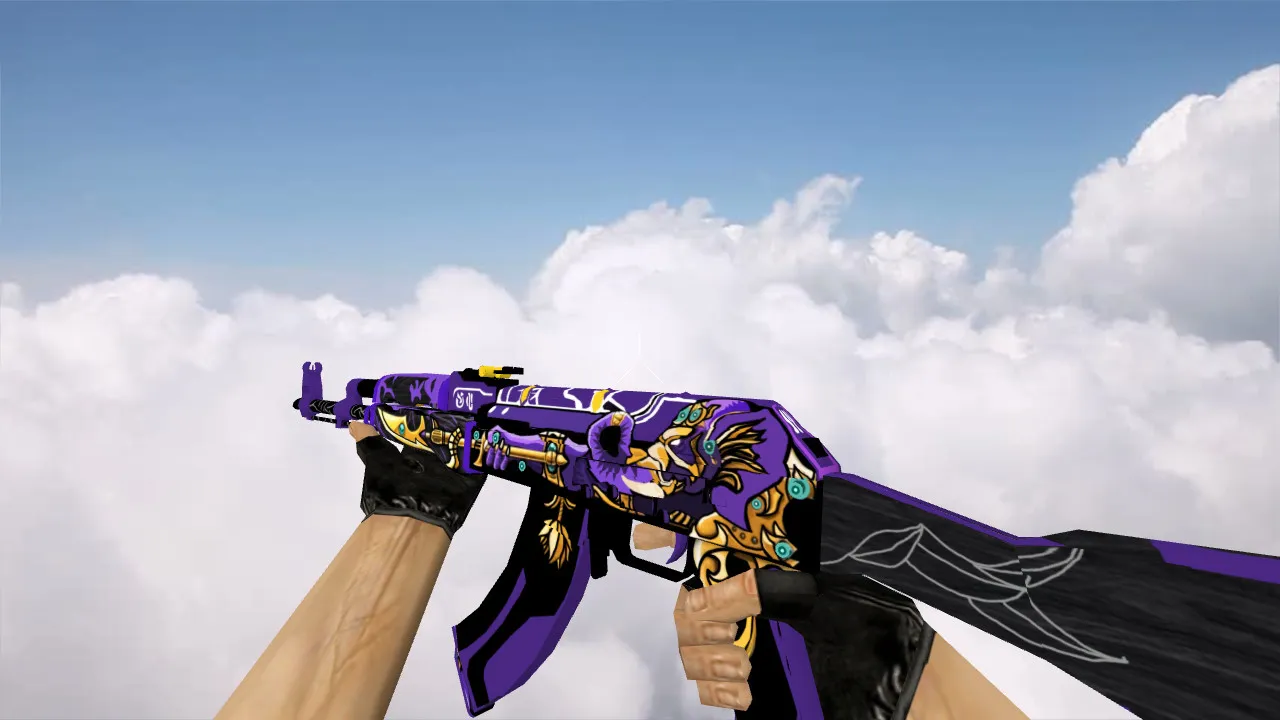 Скриншот Модель «AK-47 Ganesha» для Counter-Strike 1.6 - Уникальный стиль