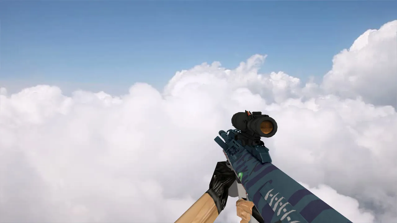 Скриншот Модель AUG Piranha для CS 1.6 - Уникальный скин