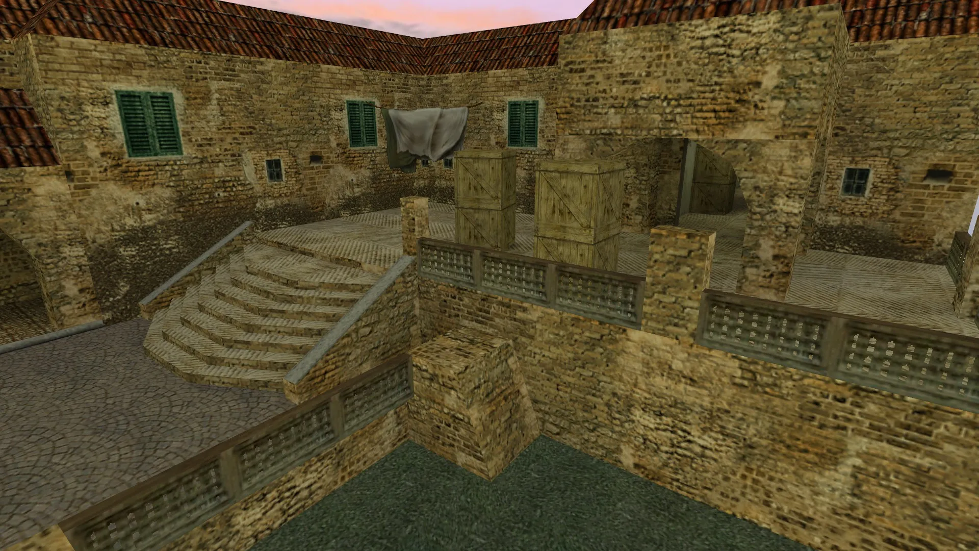 Скриншот  de_artica карта для CS 1.6: тактика сторон, точки, оптимизация и .nav для ботов