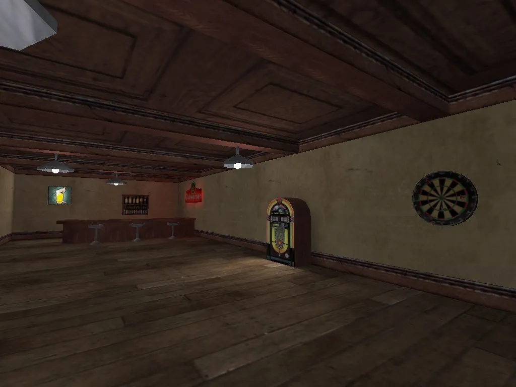 Скриншот de_bar карта для CS 1.6: баланс сторон, точки, .nav для ботов и оптимизация wpoly/epoly