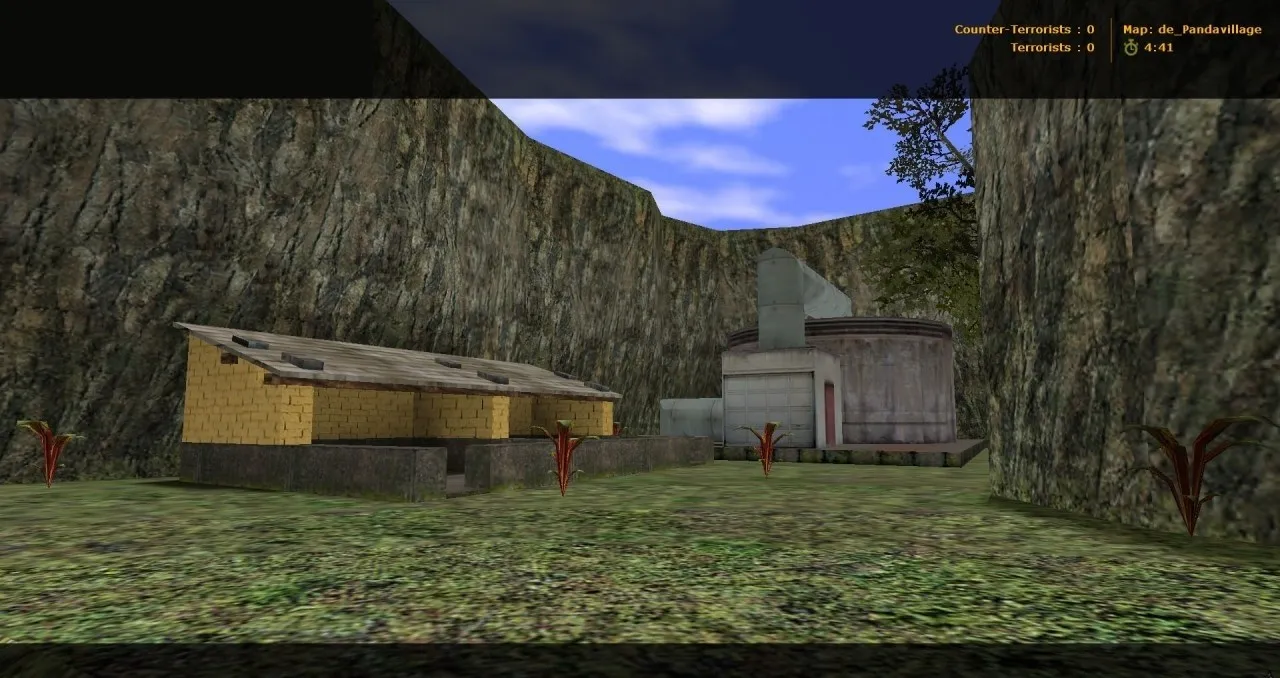 Скриншот  Карта de_pandavillage для CS 1.6: Тактические возможности и баланс