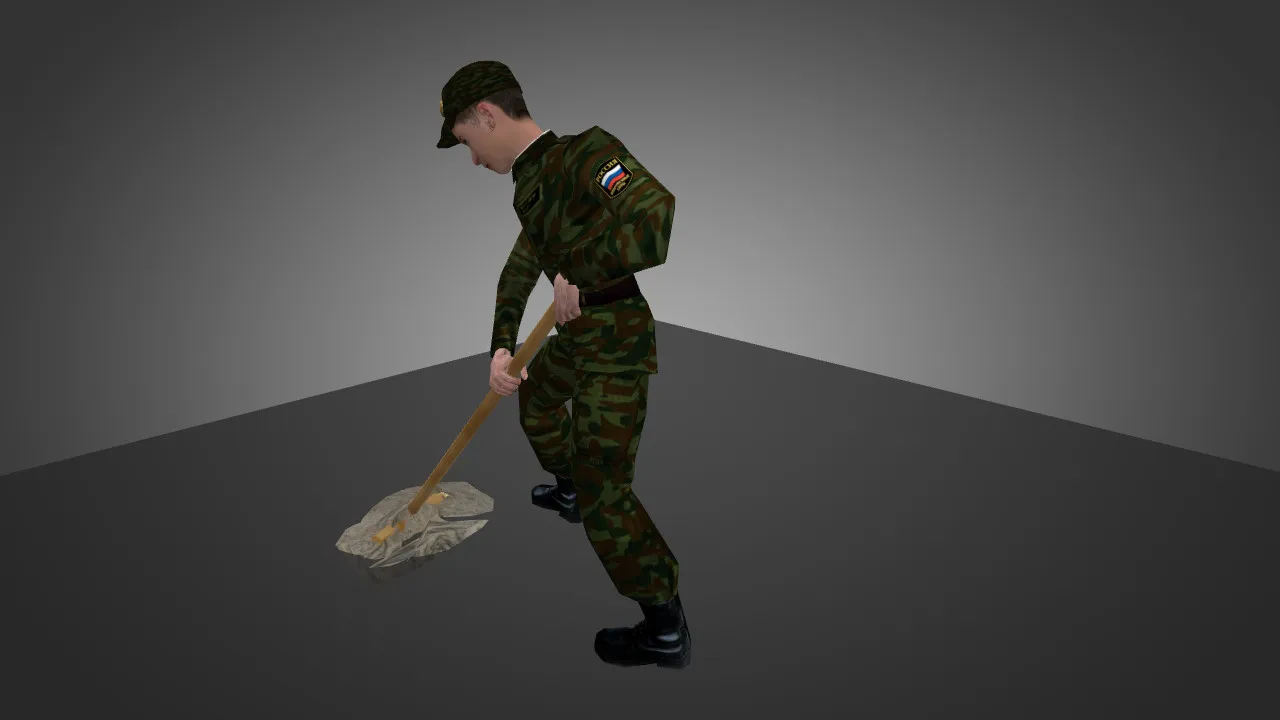 Скриншот Модель «Russian Soldier» для CS 1.6 - Уникальный скин для игроков