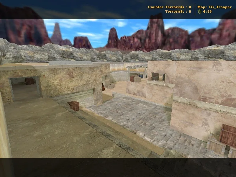 Скриншот  Карта to_trooper для Counter-Strike 1.6 - оптимизация и тактика