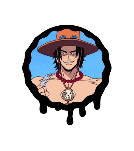 Скриншот Граффити «Портгас Д. Эйс» для CS 1.6 - Аниме граффити