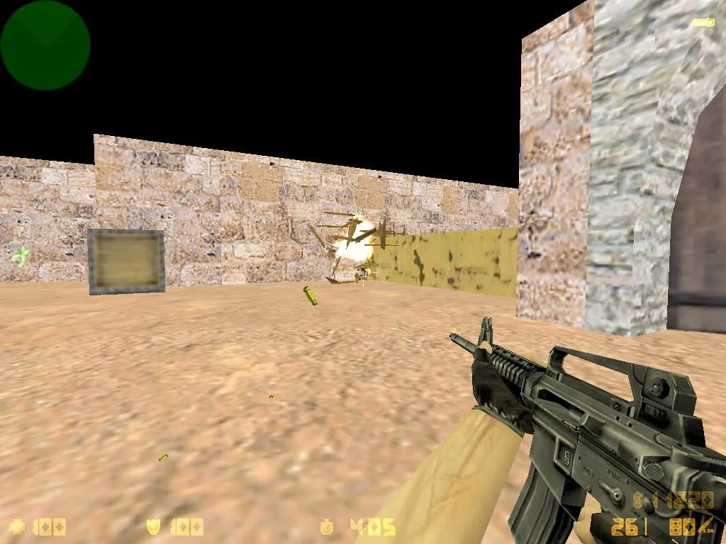 Скриншот  de_crate для CS 1.6: тактика, точки, .nav для ботов и оптимизация карты