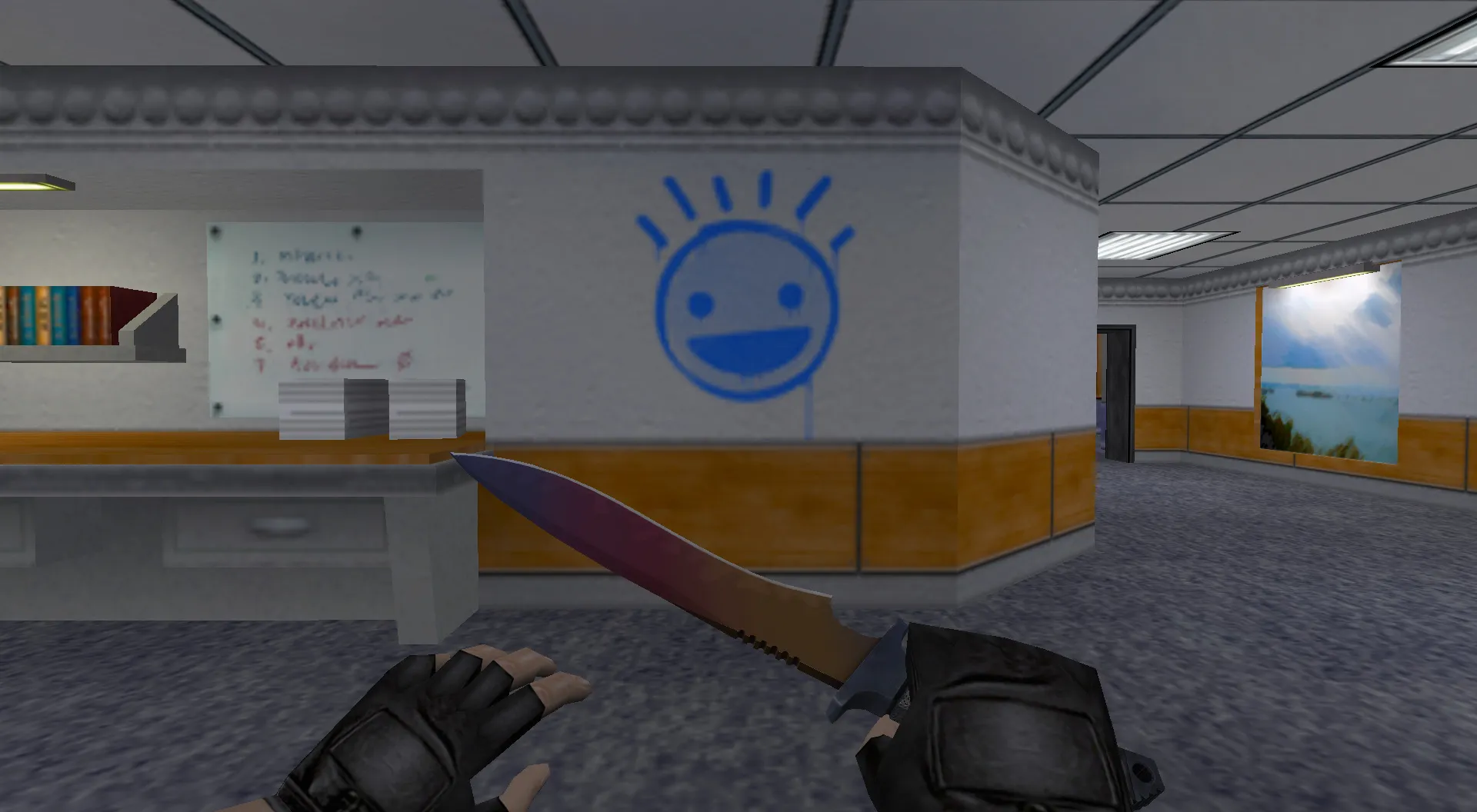 Скриншот Граффити «Счастье» для CS 1.6 - Уникальные граффити из CS:GO