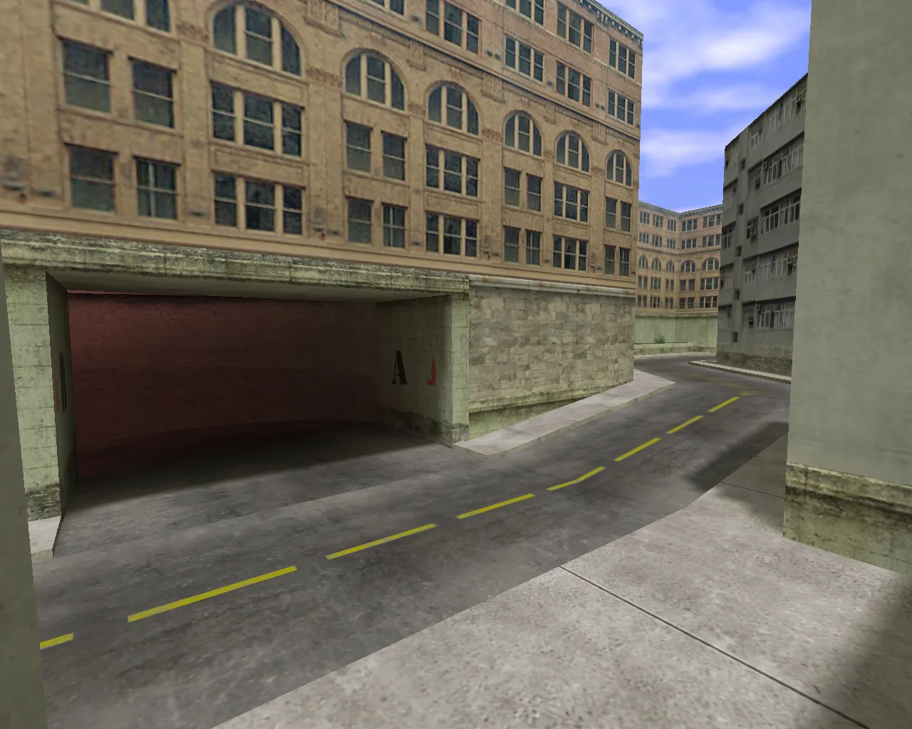 Скриншот  Карта de_racetownz для CS 1.6 - Тактическая карта с уникальными локациями