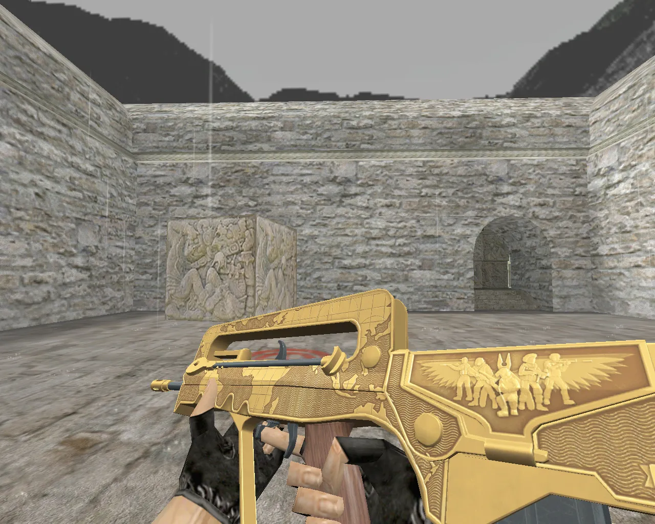 Скриншот FAMAS «Дань уважения» для CS 1.6 – Скин из CS20