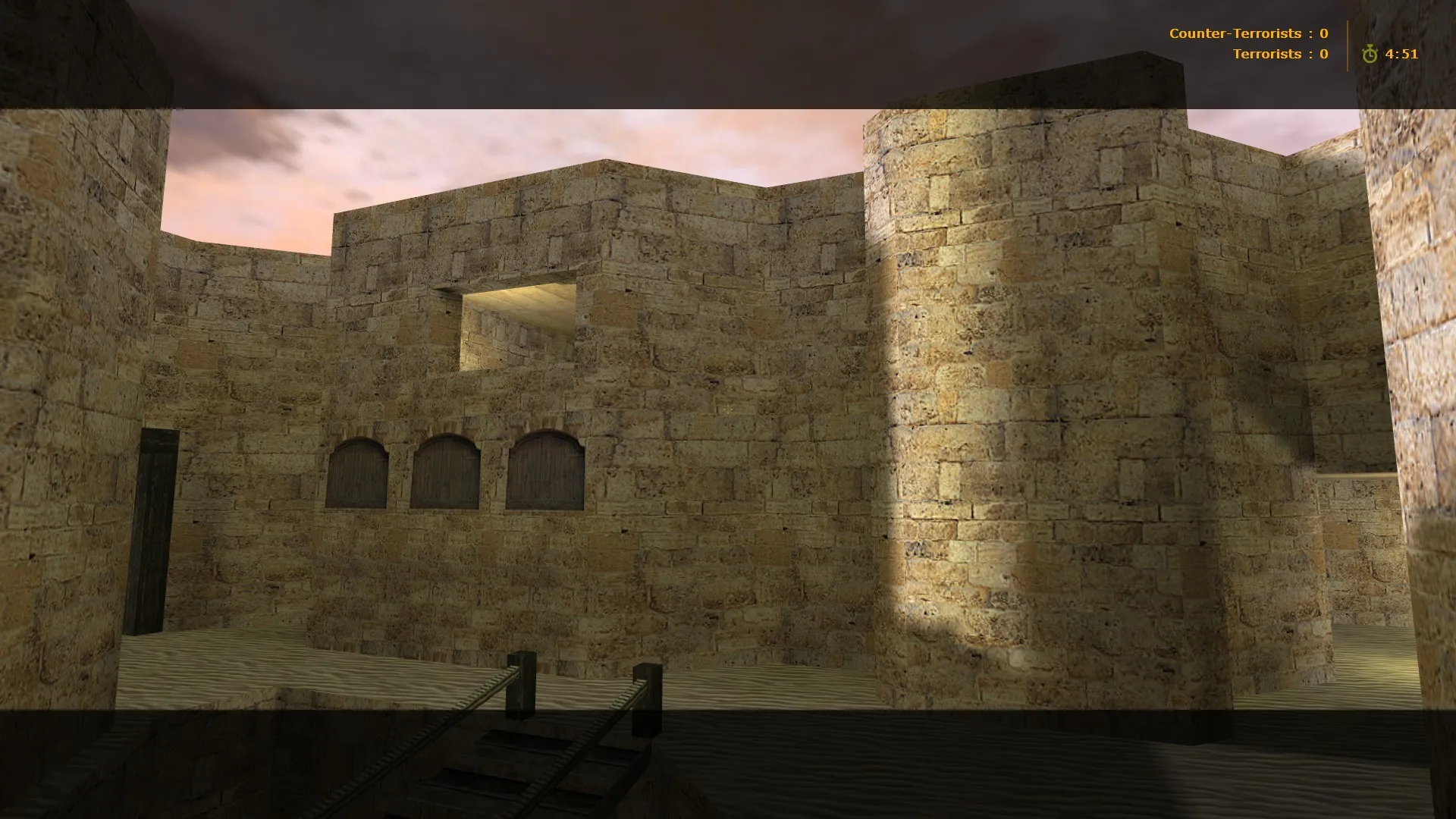 Скриншот  de_btower карта для CS 1.6: баланс сторон, точки, маршруты и .nav для ботов