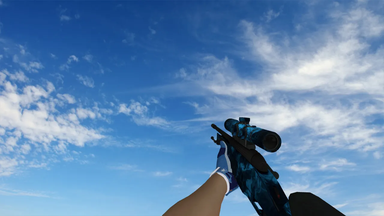 Скриншот  Пак моделей оружия «Sport Amphibious Pack» для CS 1.6: v_, p_, w_ модели, звуки и анимация осмотра