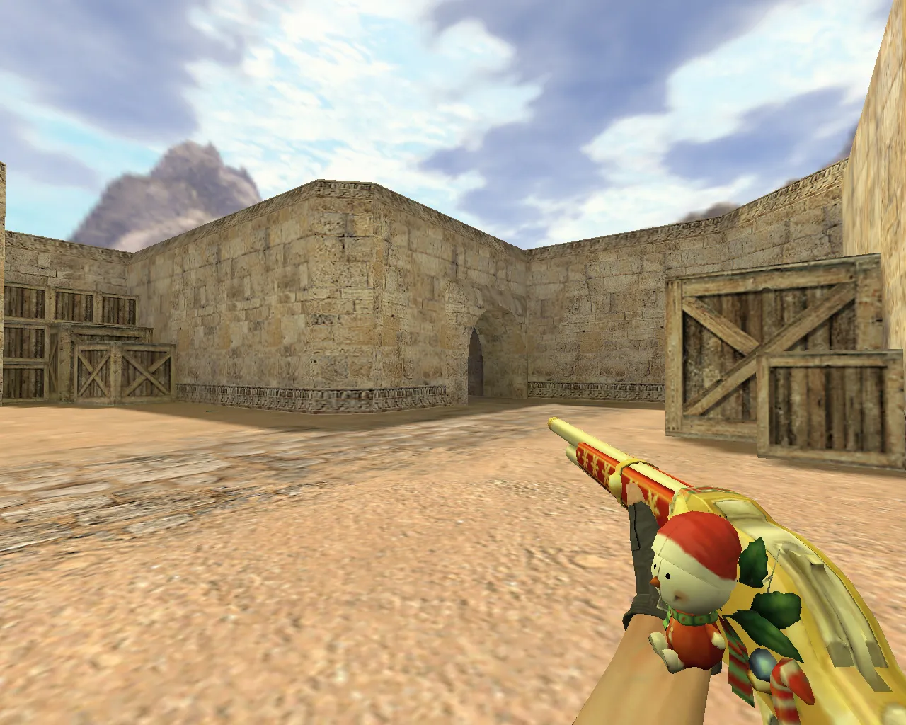 Скриншот Модель «Новогодний дробовик» для CS 1.6 – Погрузись в атмосферу праздника