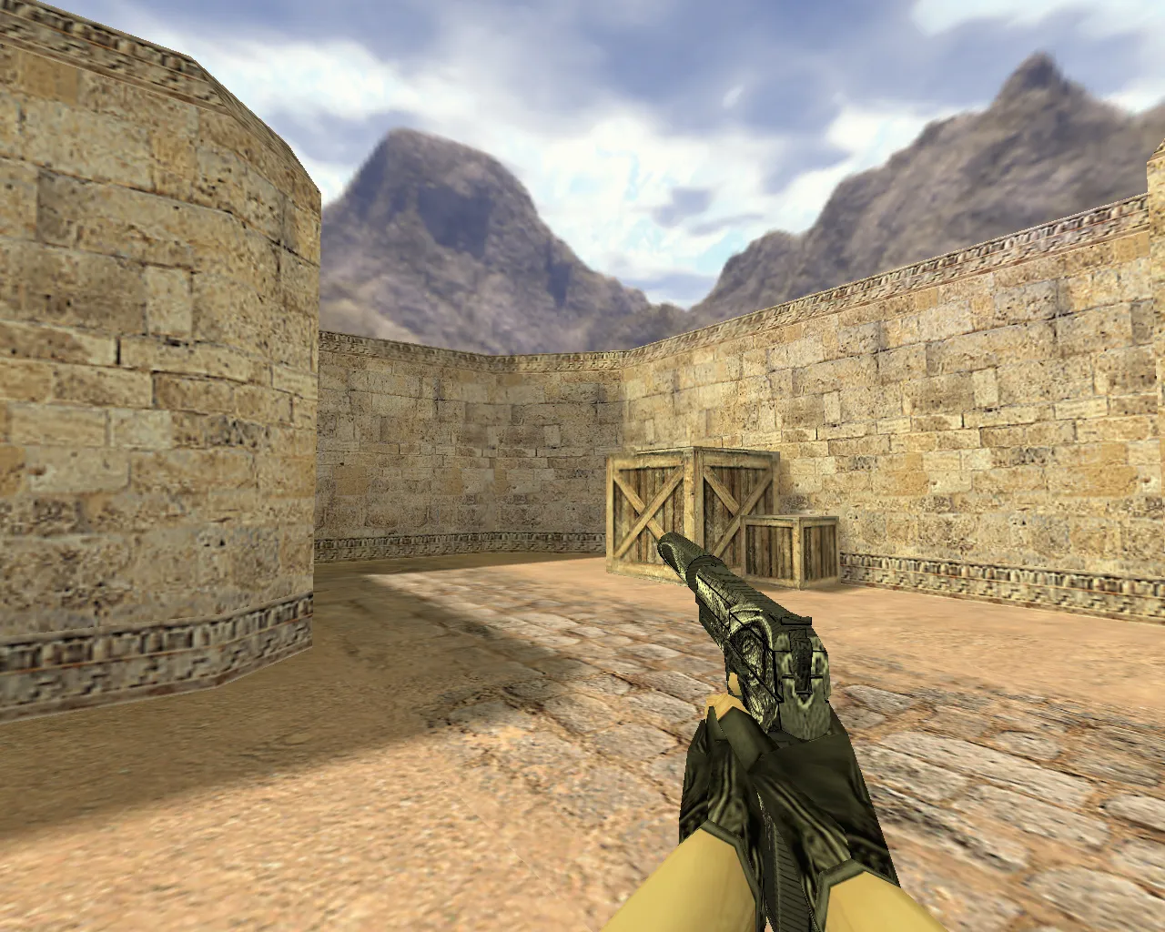 Скриншот Модель «USP Серебряный змей» для CS 1.6