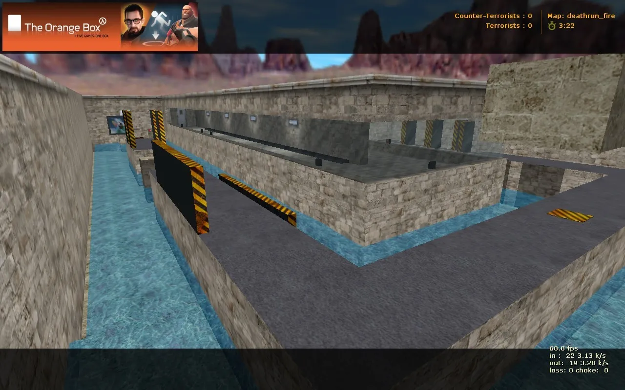 Скриншот Карта «deathrun_fire» для CS 1.6