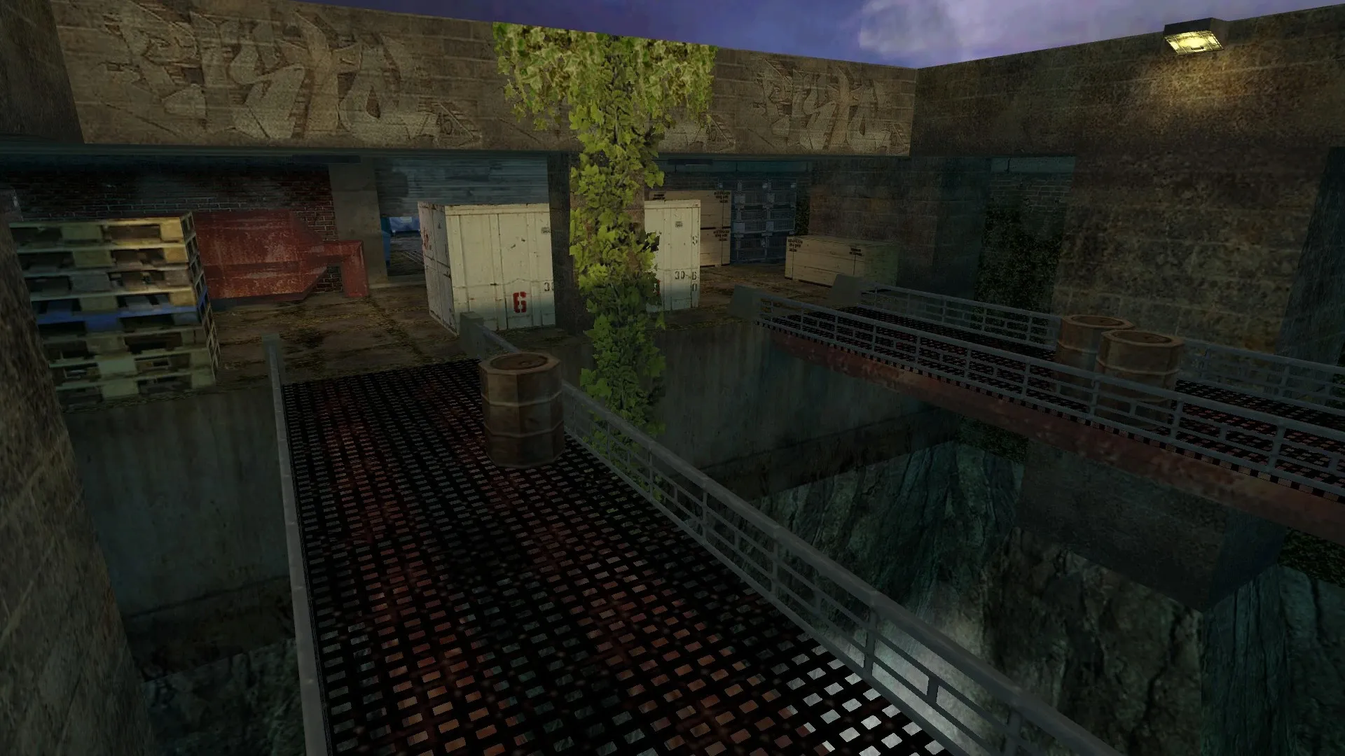 Скриншот  Карта de_battle_isle2 для CS 1.6: баланс сторон, тактики, .nav, оптимизация wpoly/epoly