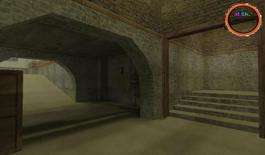 Скриншот Карта de_bisborg для CS 1.6: точки, маршруты, .nav для ботов, настройка и оптимизация wpoly/epoly