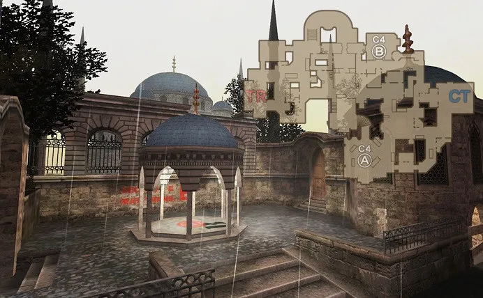 Скриншот Карта de_turkey для CS 1.6 - Баланс и тактика