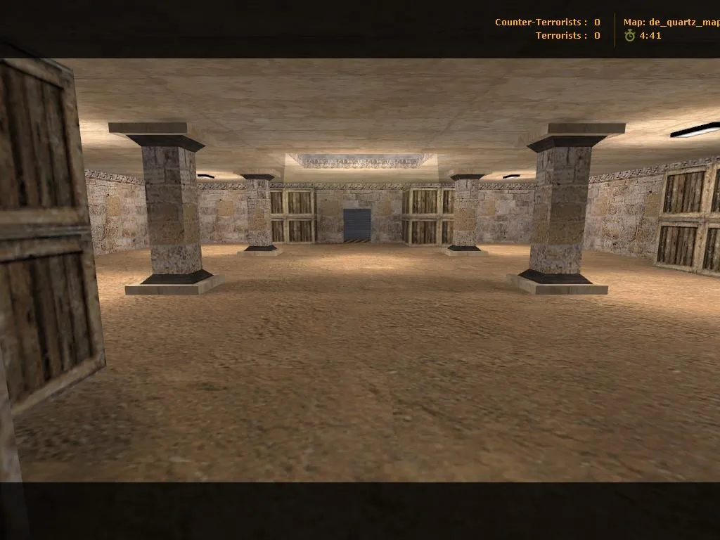 Скриншот Карта de_quartz_map для CS 1.6 - Тактика и особенности