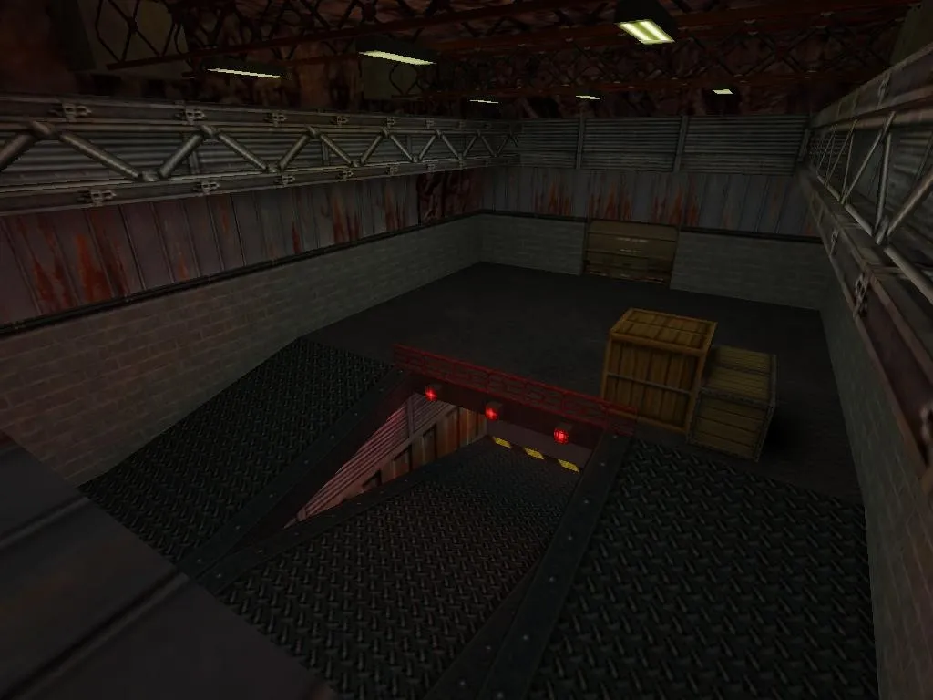 Скриншот  Карта de_nuke_underground для CS 1.6 - Стратегии и Тактики