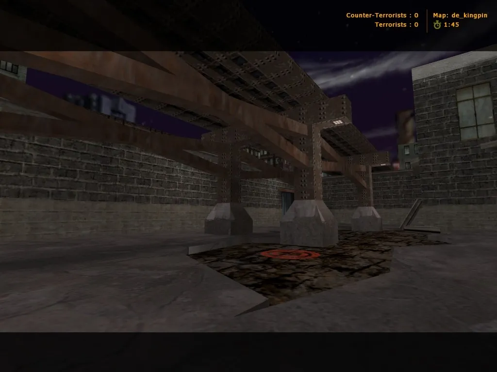 Скриншот  Карта de_kingpin для CS 1.6 - Тактические особенности и оптимизация