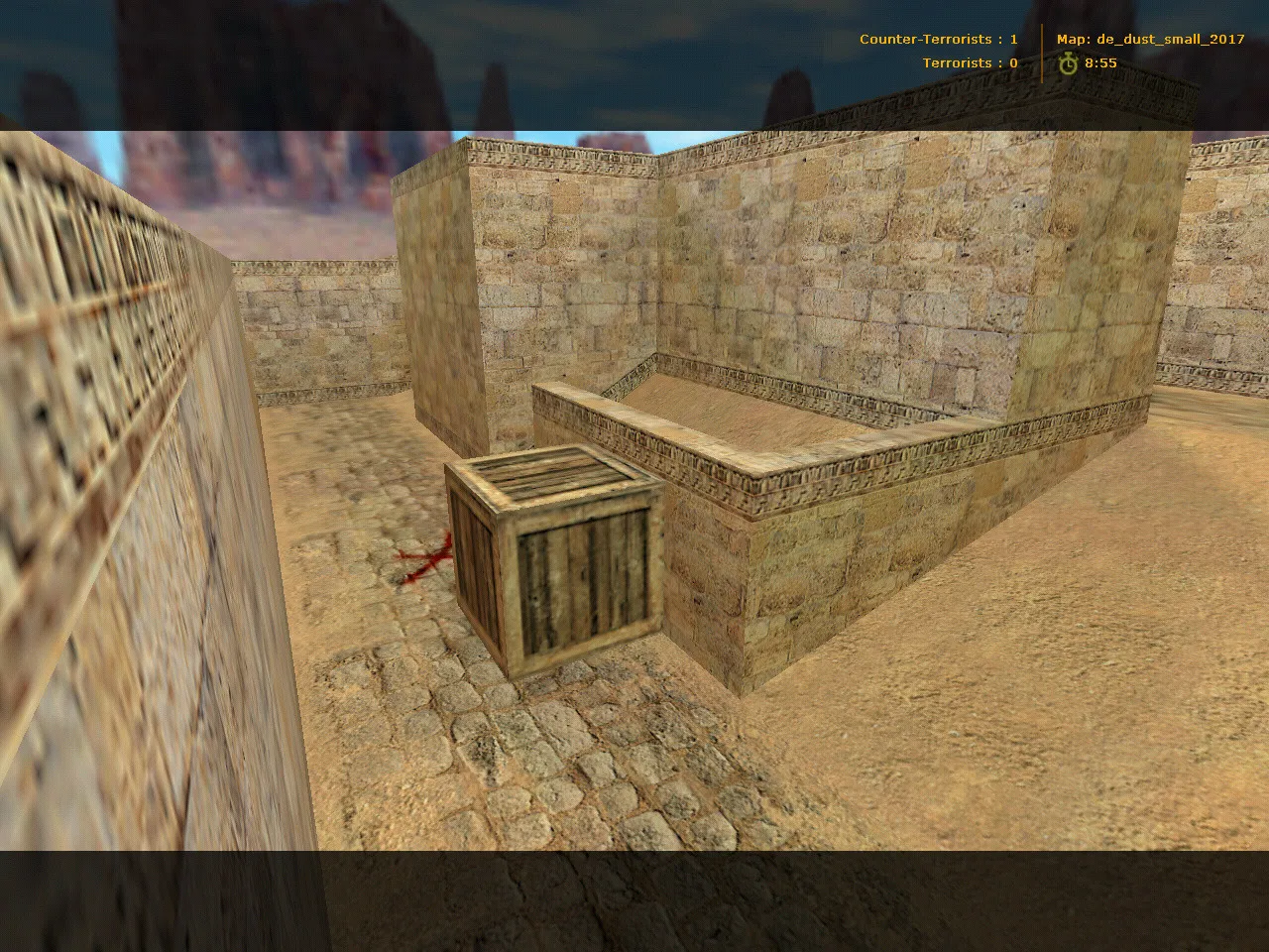 Скриншот  de_dust_small_2017 для CS 1.6 — тактика, точки, .nav и оптимизация карты
