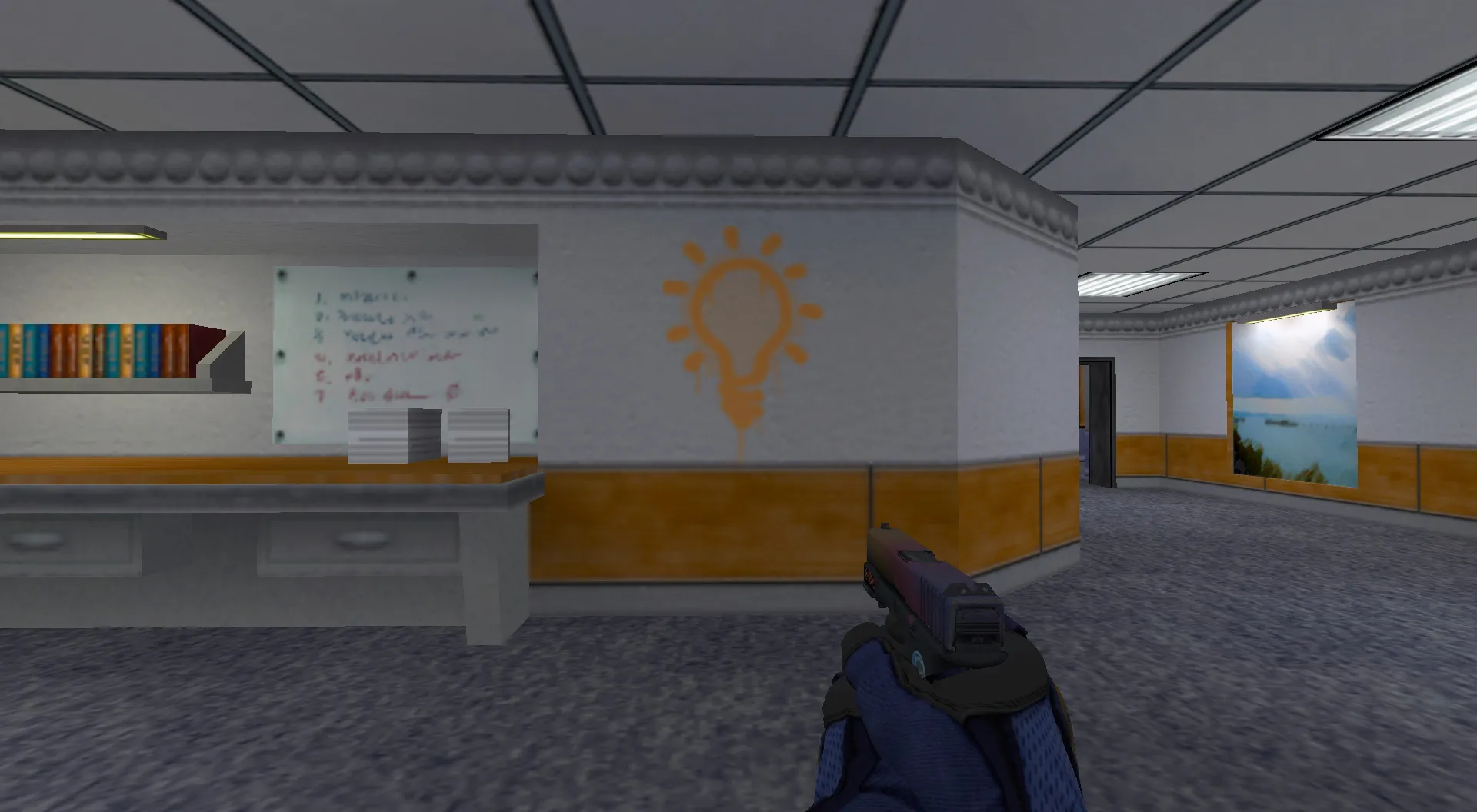 Скриншот Граффити «Лампочка» для CS 1.6 — Отличное дополнение к вашей игре