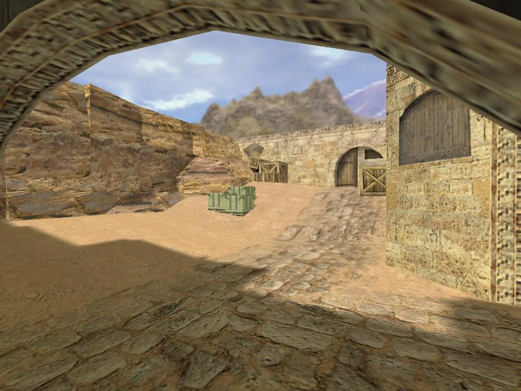 Скриншот  Карта lethal_de_dust2_mirror для CS 1.6 - Погрузитесь в тактические бои
