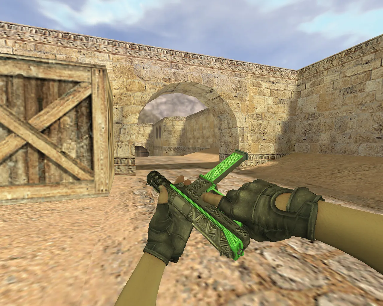 Скриншот Модель «TEC-9 Мистер Грин» для CS 1.6 - Скачай и играй