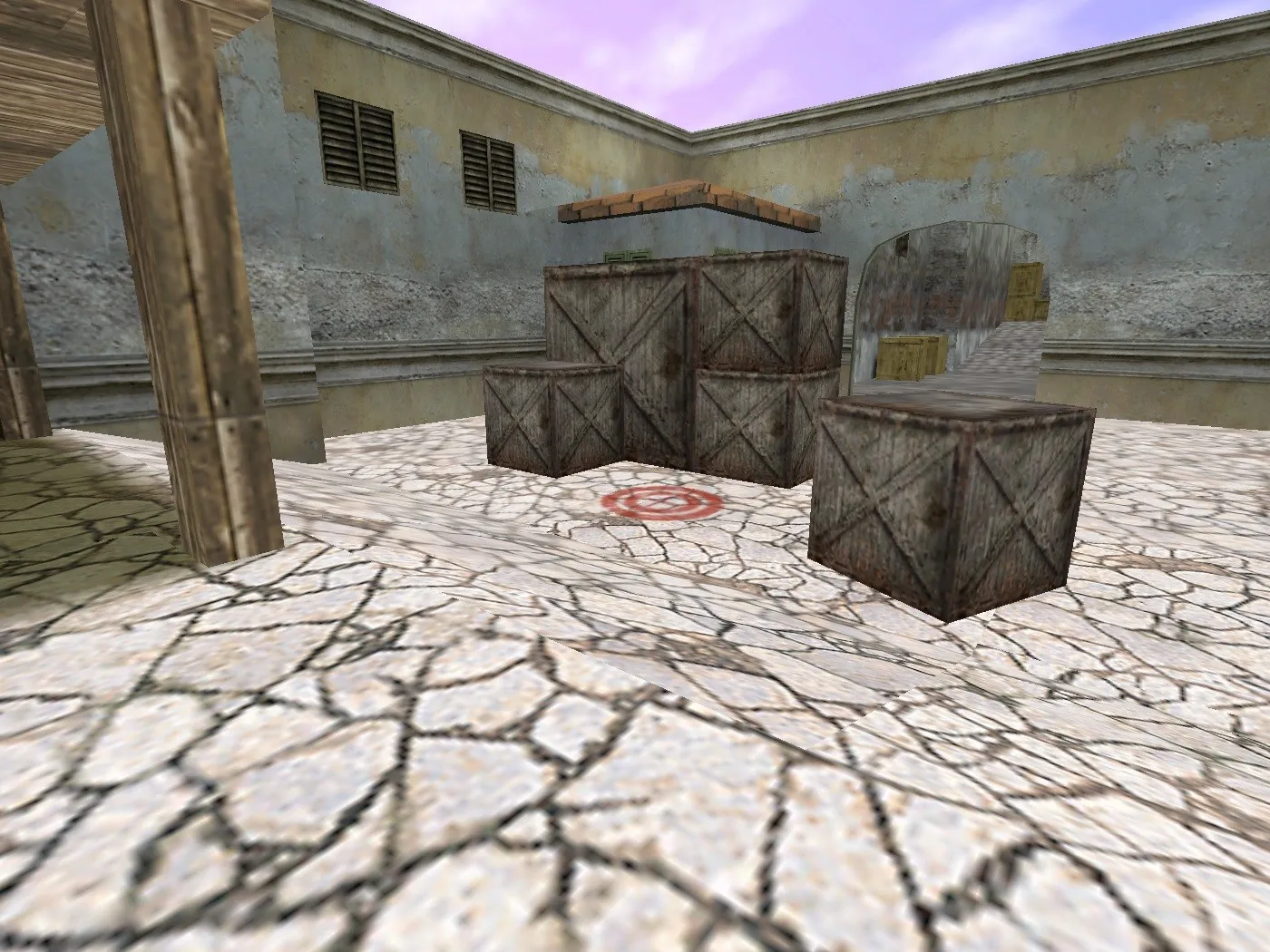 Скриншот  de_gratte карта для CS 1.6: точки, маршруты, оптимизация и .nav для ботов