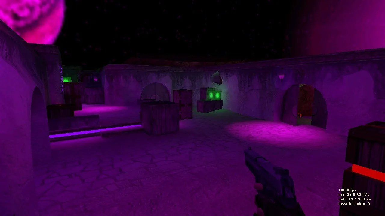 Скриншот  de_dust2_x для CS 1.6 — карта на мид и лонг, точки под CT/T, .nav и оптимизация