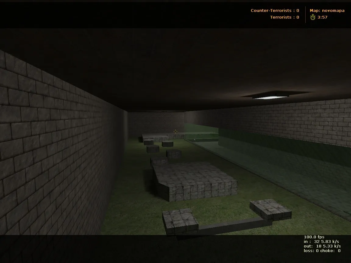 Скриншот  deathrun_wits_underground для CS 1.6: точки, боты, .nav и оптимизация карты